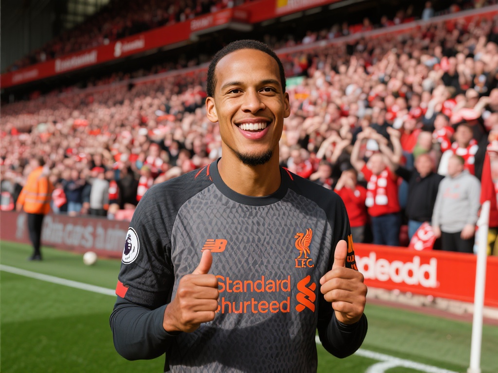 范迪克:冠军喜悦无与伦比,安菲尔德化身幸福之城 此外,范迪克还谈到了球迷在其中的重要作用