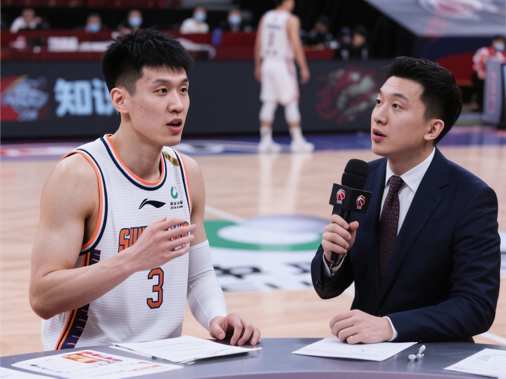 贺希宁首次解说旅程圆满收官,分享初体验! 身为职业篮球运动员,贺希宁在场上的表现可